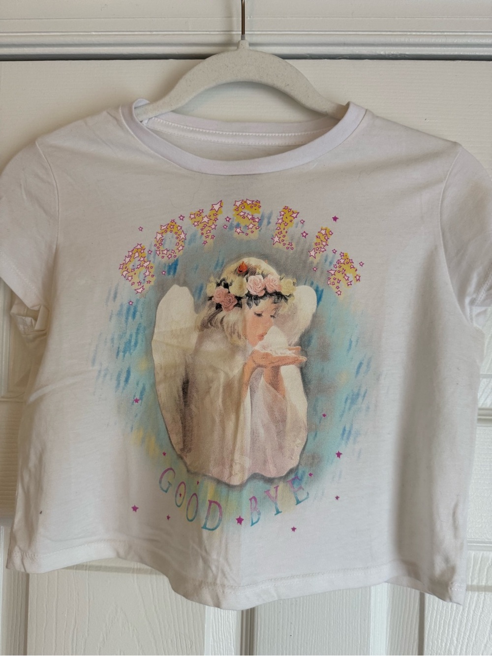 Boys Lie Goodbye White Angel Graphic Tee